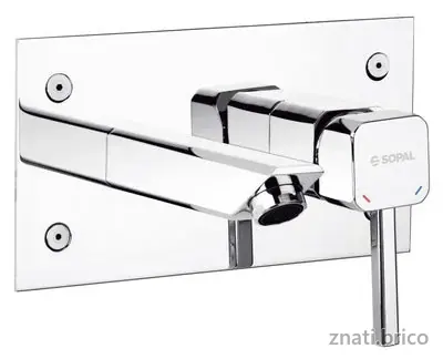 Mitigeur de lavabo encastré Zarzis