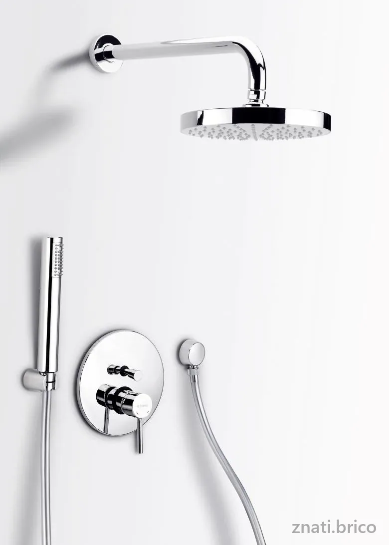 Kit mitigeur de douche encastré avec inverseur Bizerte