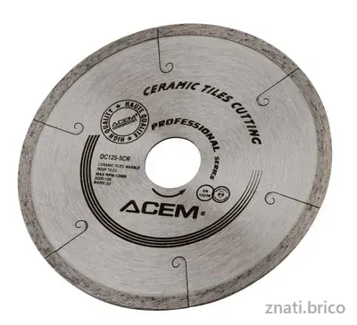 DISQUE À TRONÇONNER DIAMANTÉ POUR CÉRAMIQUE