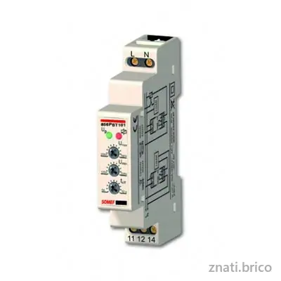 MODULE DE PROTECTION SUR ET SOUS TENSION 1 MODULE MONOPHASE