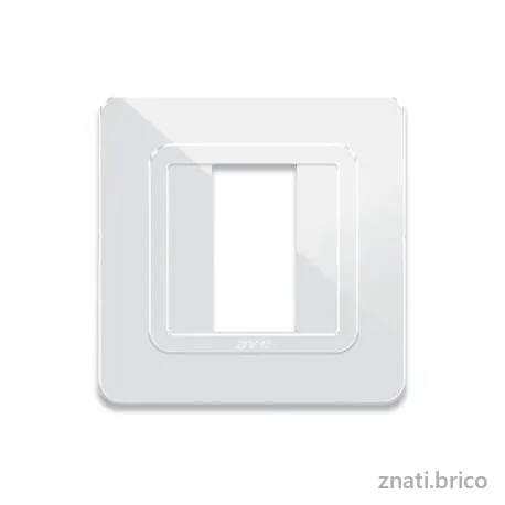 PLAQUE TECHNOPOLYMERE 44 CARREE BLANC 1 MODULE