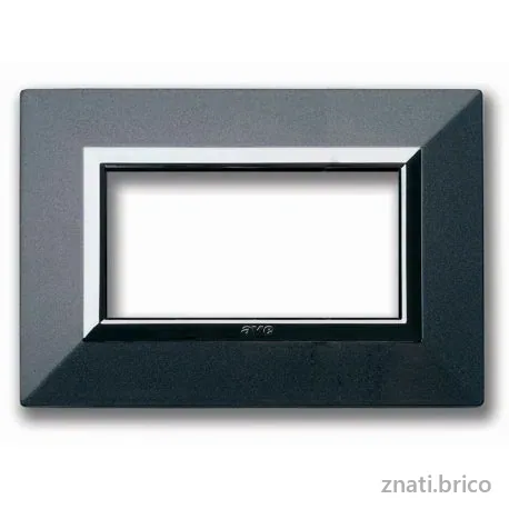 PLAQUES “ZAMA 44” POUR BOÎTES RÉCTANGULAIRES 4 MODULES