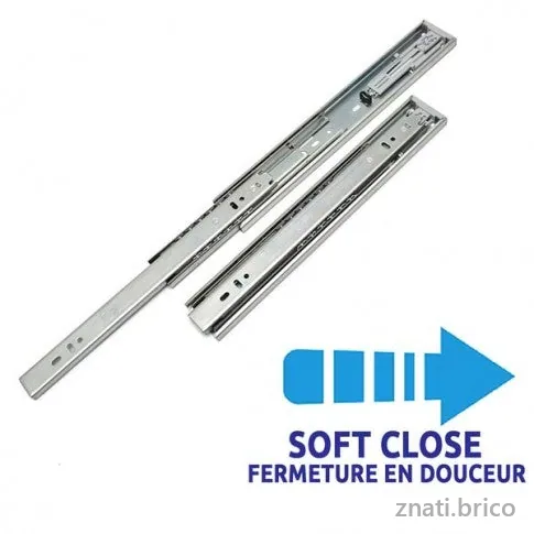 Paire Glissière A Bille SOFT CLOSE