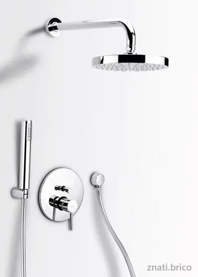 Kit mitigeur de douche encastré avec inverseur Bizerte
