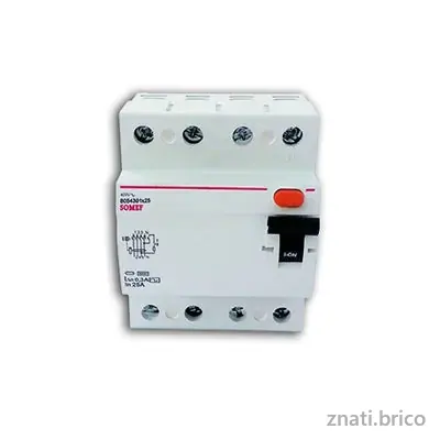 INTER-DIFF 4P 25A IDN MOD.RCCB 4P 30MA