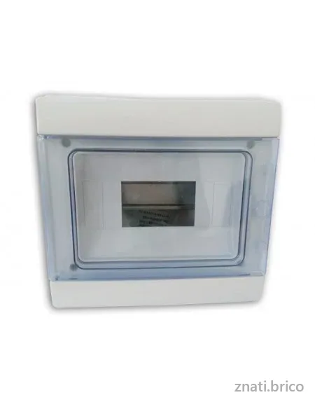 COFFRET PLASTIQUE APPARENT 4-8 MODULES ETANCHE IP65