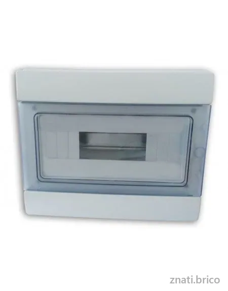 COFFRET PLASTIQUE APPARENT 8-12 MODULES ETANCHE IP65