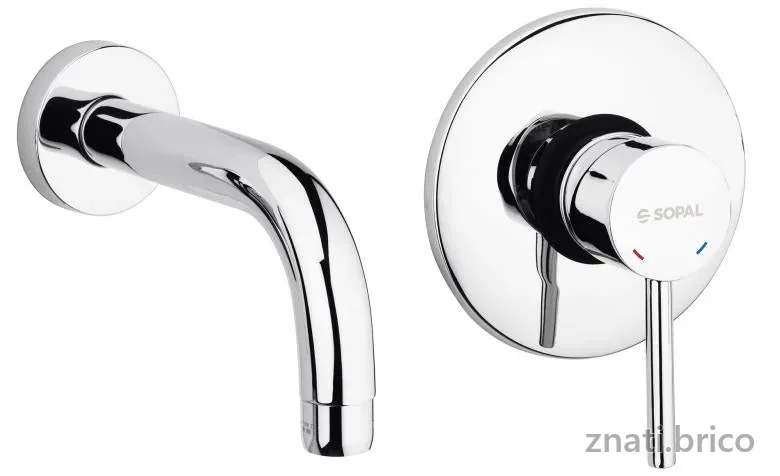 Mitigeur de lavabo encastré Bizerte