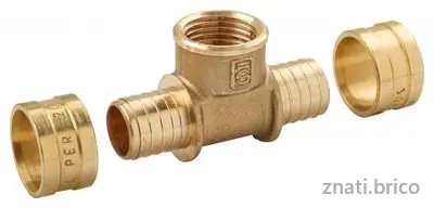RACCORD COUDE 1/2"F PER16 A GLISSEMENT