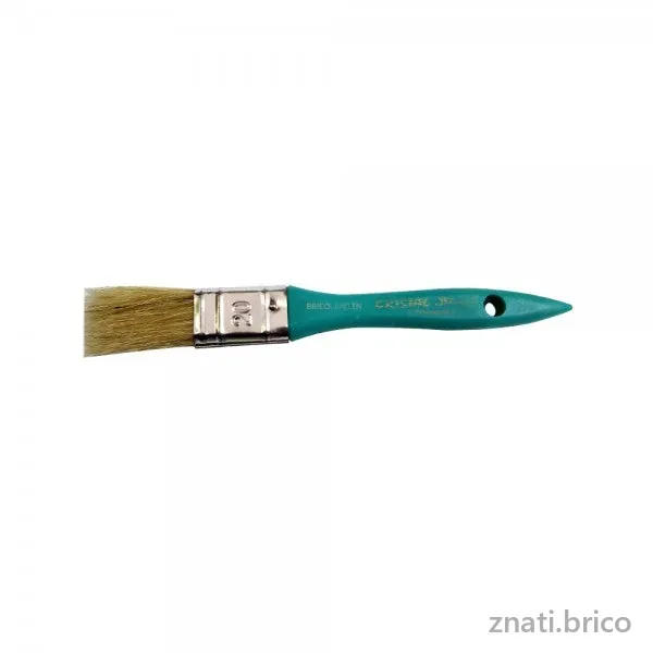 PINCEAU PLAT N°20 MANCHE PLASTIQUE CRISTAL