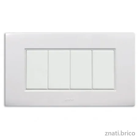 PLAQUES DUPLEX RECTANGULAIRES SYS 45