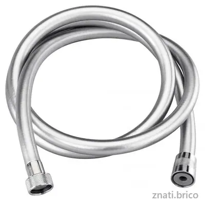 Flexible de douche argent 2M