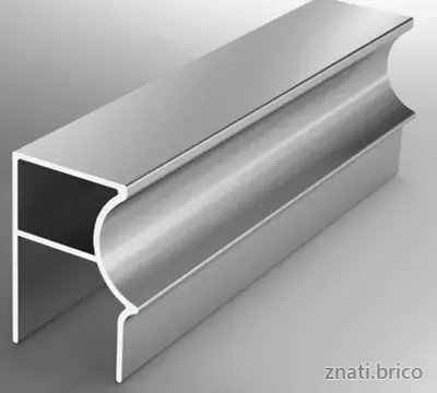 PROFILET POIGNEE ER6263 CHROME MAT