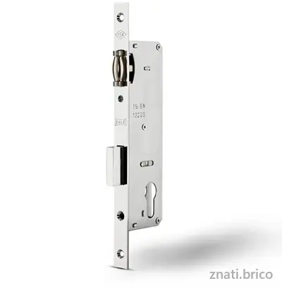 Serrure à Encastrer Porte Aluminium à Roulette