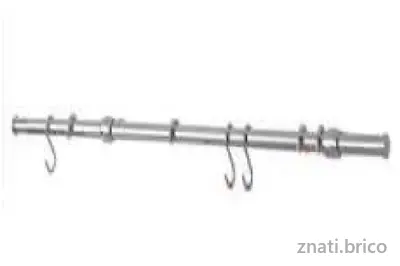 KIT TUBE + CROCHET A ART 17 60CM + 3 CROCHETS "S"  COMPAGNUCCI