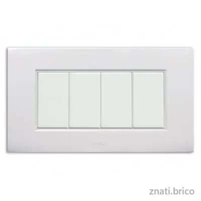 PLAQUES DUPLEX RECTANGULAIRES SYS 45