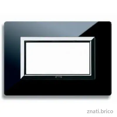 PLAQUES “VERA 44” POUR BOÎTES RÉCTANGULAIRES 4 MODULES