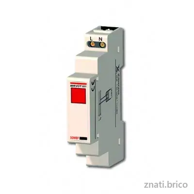 VOYANT DE SIGNALISATION RAIL DIN LED ROUGE