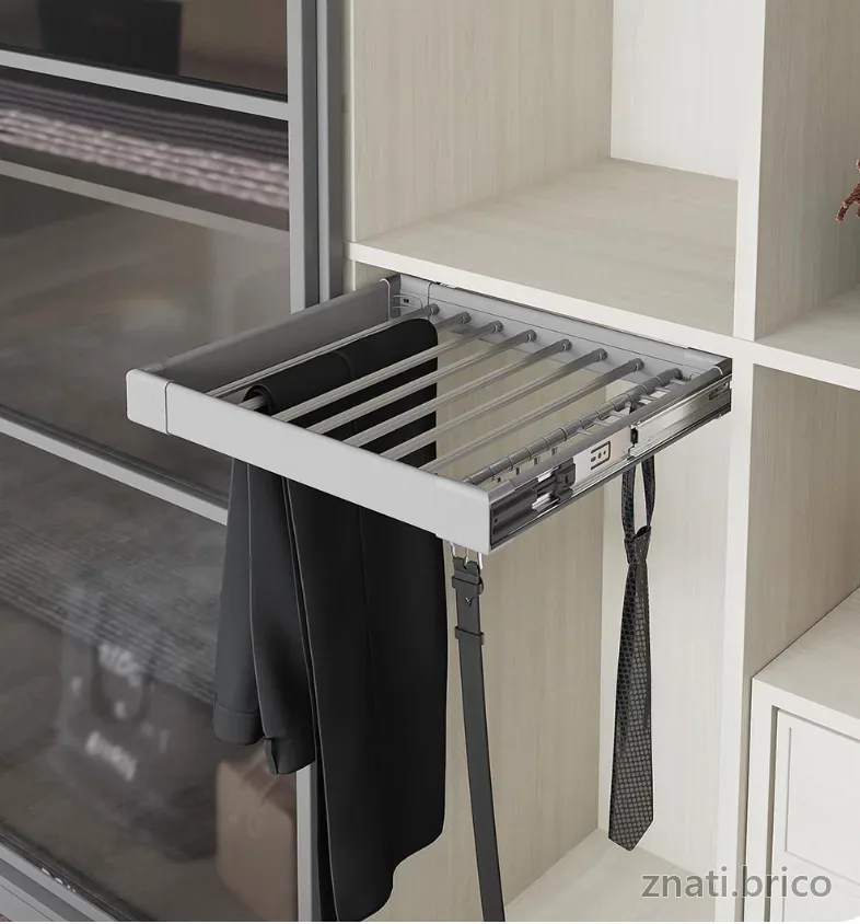 PORTE PANTALONS Alluminium "550-580 x 470 x 95"