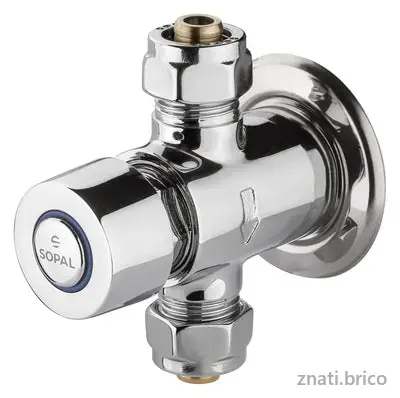 Robinet de douche temporisé