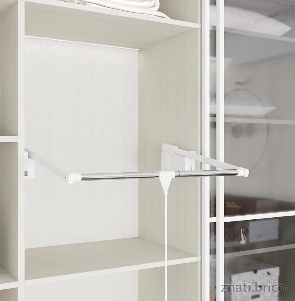 PENDERIE ESCAMOTABLE 10KG "850 - 1150 x 285 x 900