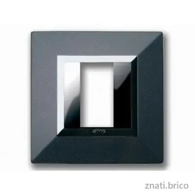PLAQUES “ZAMA 44” POUR BOÎTES RONDES ET CARRÉES 1 MODULE