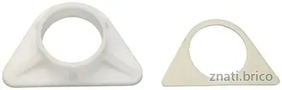 Ensemble de fixation pour evier INOX
