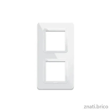 PLAQUE TECHNOPOLYMERE 44 CARREE BLANC 2+2 MODULES