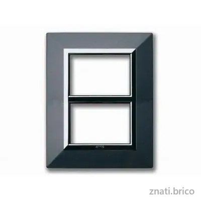 PLAQUES “ZAMA 44” POUR BOÎTES RÉCTANGULAIRES 6(3+3) MODULES