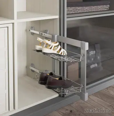 PORTE CHAUSSURE Alluminium Droite "300 x 470 x 520"