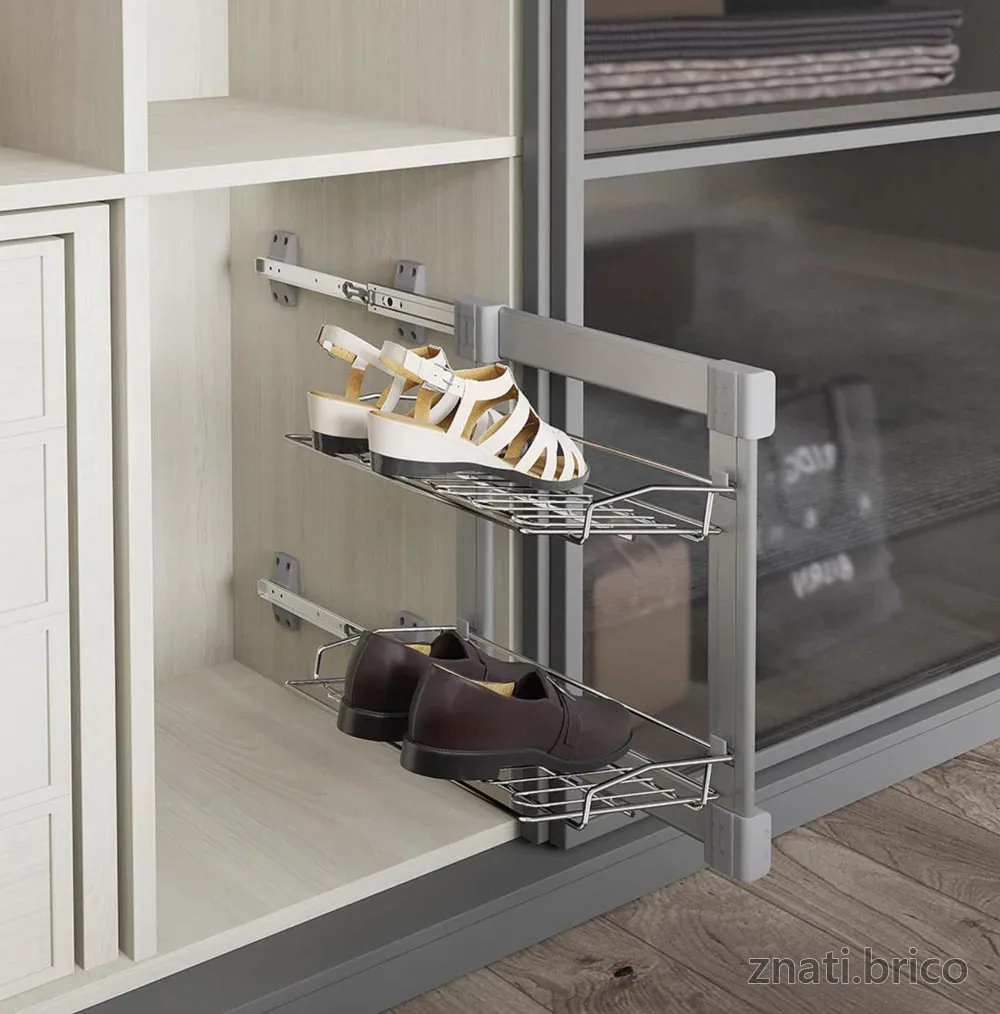 PORTE CHAUSSURE Alluminium Droite "300 x 470 x 520"