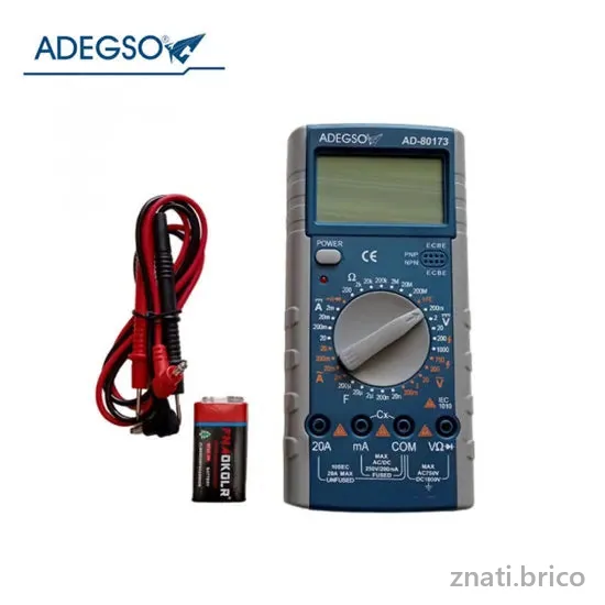 Multimètre digital AD-80173 – ADEGSO