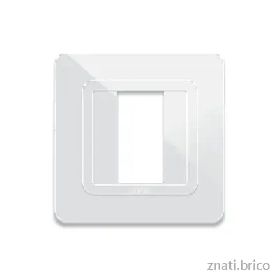 PLAQUE TECHNOPOLYMERE 44 CARREE BLANC 1 MODULE