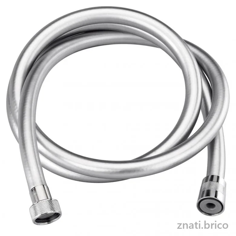 Flexible de douche argent 2M