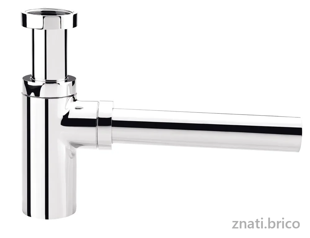 SIPHON ROND CHROMÉ
