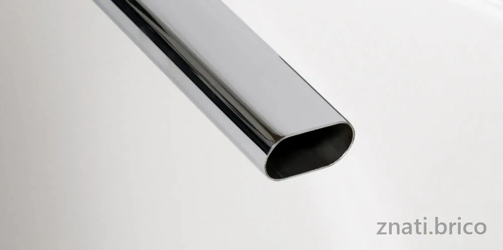 TUBE OVAL DIAM 30X15 PAR METRE