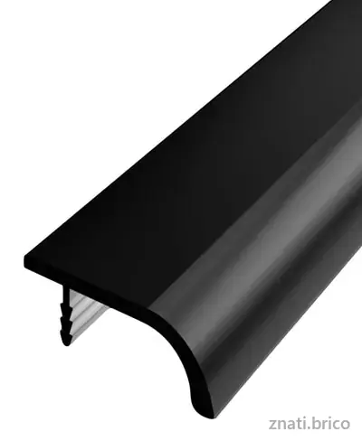 PROFILET NOIR MAT 3M 3983