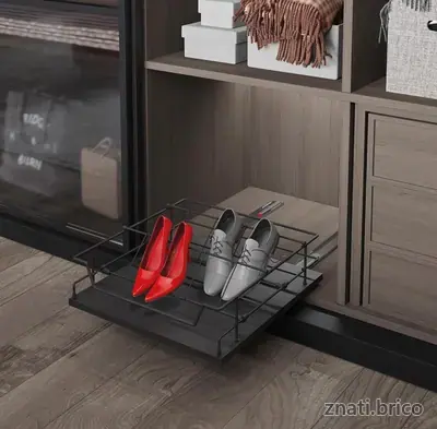 PORTE CHAUSSURES COULISSANTE "425 x 485 x 150" ANTHRACITE