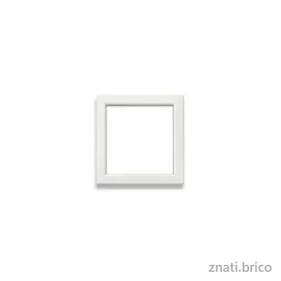 CADRE POUR ZAMA 44 CARREE 2 MODULES BLANC