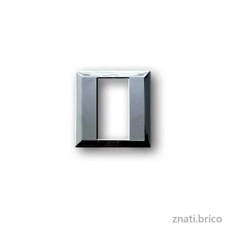 CADRE POUR ZAMA 44 CARREE 1 MODULE CHROME