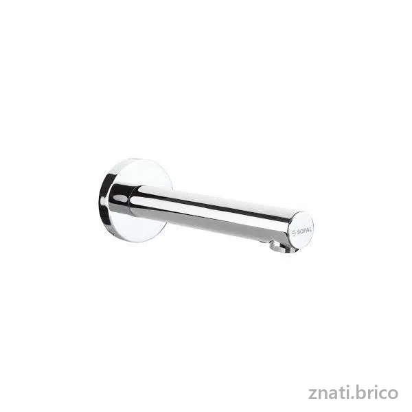 ROBINET MURAL LAVABO INFRAROUGE AVEC PILE 6V SOPAL