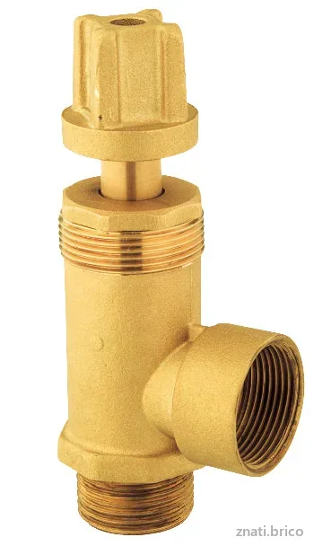 ROBINET DE PRISE EN CHARGE VERTICAL A CLAPET PAS METRIQUE RACCORD KWIKFLO