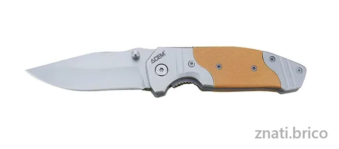 AC -1153 COUTEAU À CRAN D'ARRÊT MANCHE BI-MATIÈRE