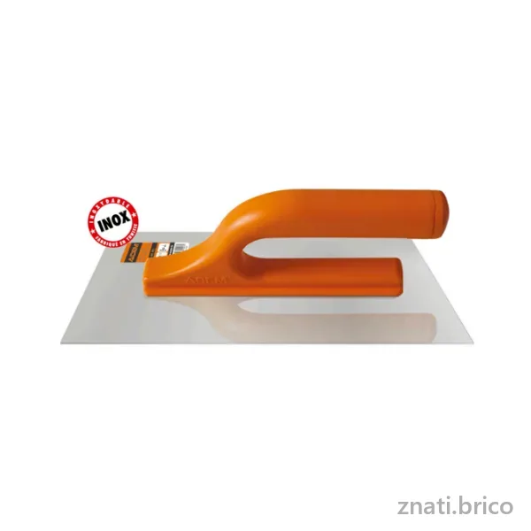 PLATOIR INOX 280*115MM MANCHE EN PLASTIQUE ACEM