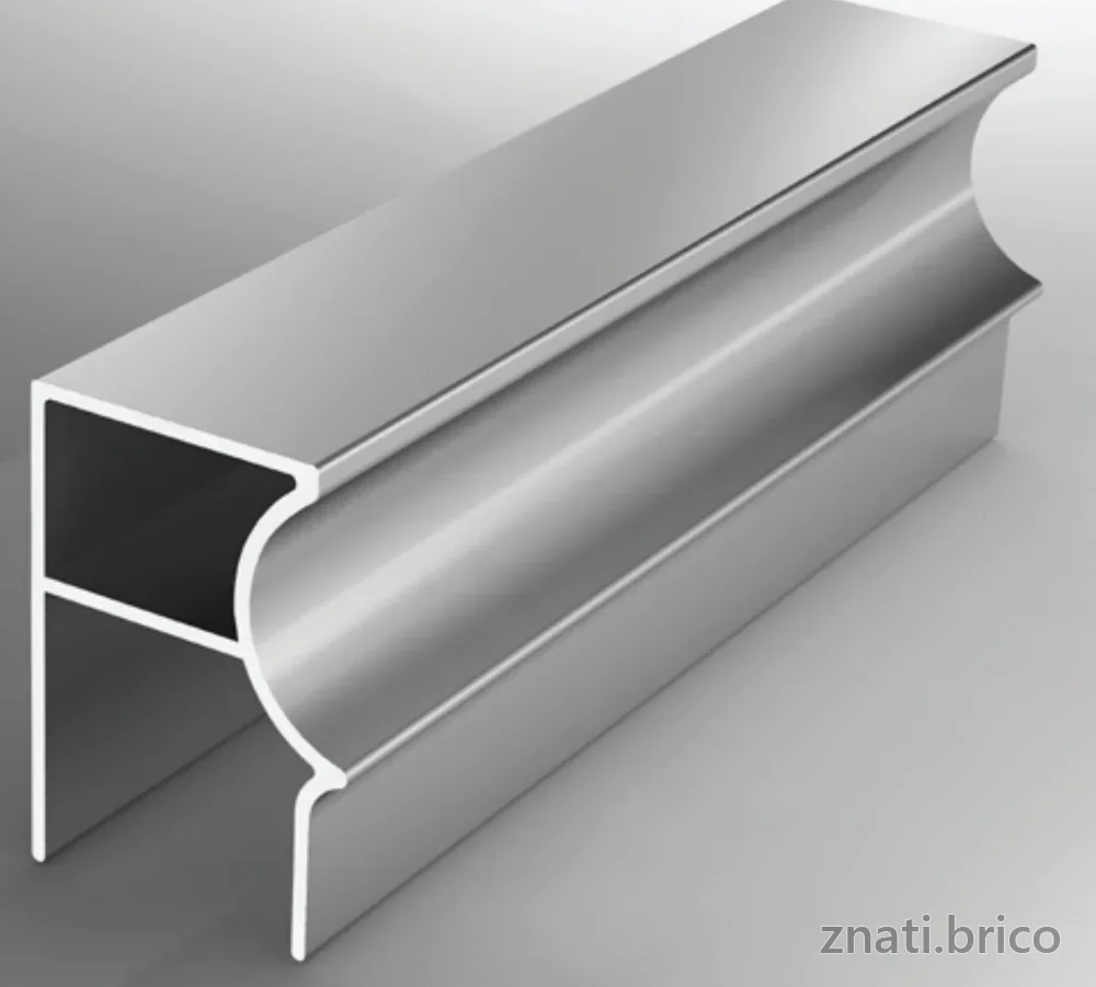 PROFILET POIGNEE ER6263 CHROME MAT