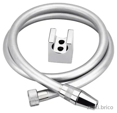 Flexible de toilette argent zarzis 1M