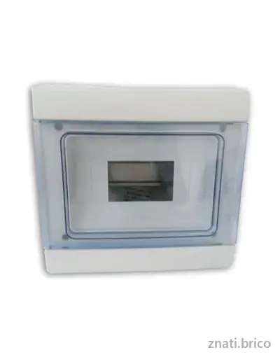 COFFRET PLASTIQUE APPARENT 4-8 MODULES ETANCHE IP65