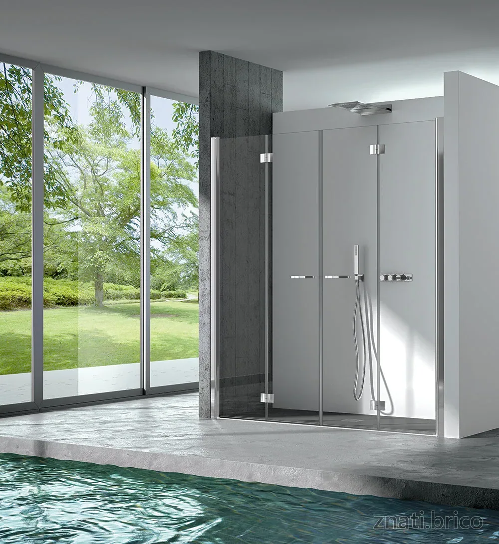 ESPACE DOUCHE VOLTA niche 2 portes repliables