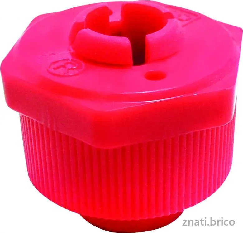 BOUCHE TUBE ROUGE PEX 26