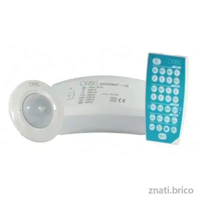 DETEC. MVT. DOUBLE CONTACT PLAFONNIEE 360 ° DE 2.5A 7 M HAUT